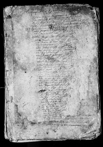 table des testaments (1740 - 1807)