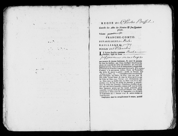 Registre du 28 février 1726 au 30 octobre 1727