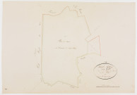 Saint-Aubin, section G, la Borde aux Renards, feuille 1. [1825] géomètre : Tabey
