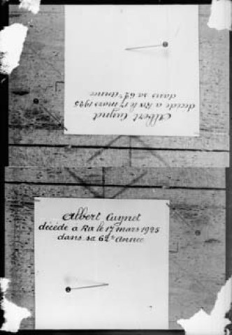 Reproduction. Acte de décès