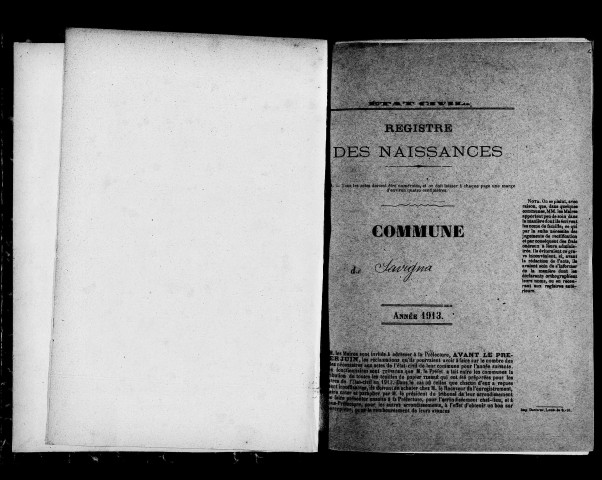 Naissances, décès, mariages, publications de mariage.