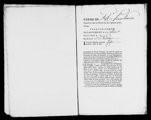 Registre du 5 novembre 1759 au 7 mars 1761
