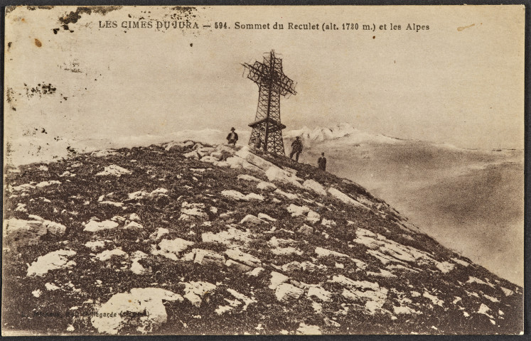 Les cimes du Jura - Sommet du Reculet (alt.1720m) et les Alpes