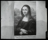 Reproduction d'un cliché intitulé "Mona Lisa Ghérardini (La Joconde)".