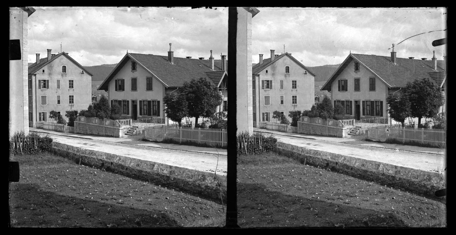 Maisons d'un village du Doubs.