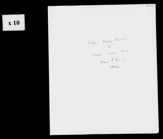 Dossiers instruits en 1776