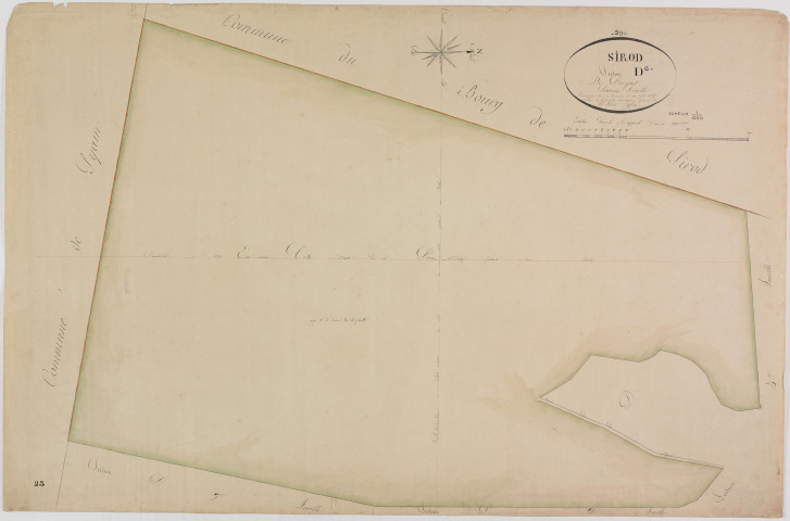 Sirod, section D, Préyat, feuille 6.