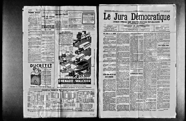 Le Jura démocratique (1932-1933)