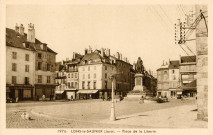 Lons-le-Saunier (Jura). La place de la Liberté. 15, rue du Parlement, Dole, E. Protet.