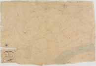 Chaussin, section E, la Villeneuve, feuille 2. [1828]géomètre : Métadieu