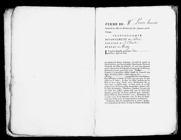 Registre du 9 décembre 1759 au 5 novembre 1760