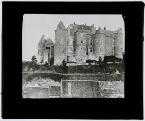 Reproduction d'une vue du château de Luynes.