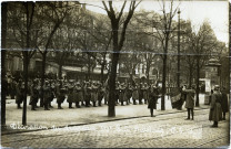 Guerre 1914-1918. Décoration du drapeau 333è RJ Strasbourg le 17 mars 1919.