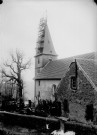 Eglise d'Aresches. Réfection du toit. 1934