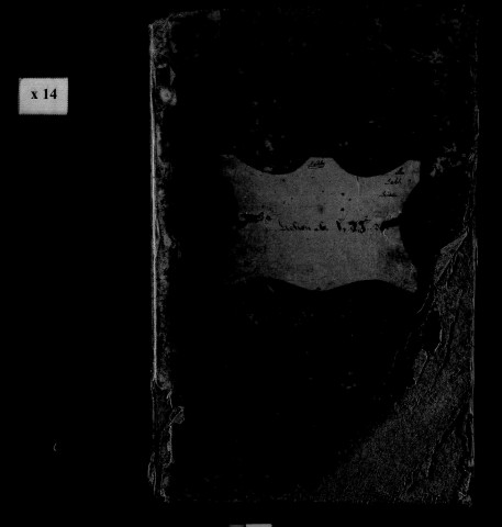 Etat de sections, section G.