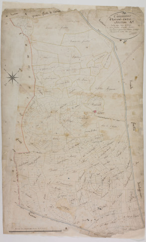 Esserval-Tartre, section A, la Côte des Milliers, feuille 2.