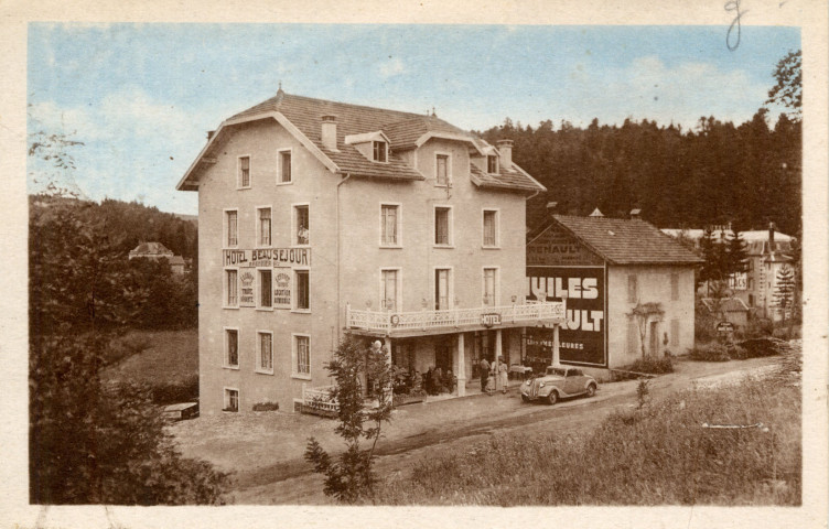 Pont-de-la-Chaux (Jura). L'hôtel beau séjour.