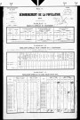 Dammartin.- Résultats généraux, 1876 ; renseignements statistiques, 1881, 1886. Listes nominatives, 1896-1911, 1921-1936.