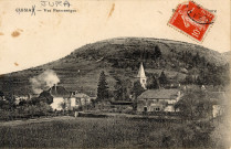 Cuisia (Jura). Vue panoramique du village de Cuisia.