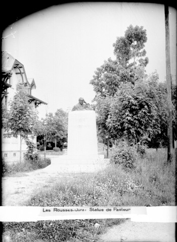 Statue de Pasteur. Les Rousses