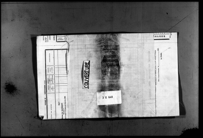 Baptêmes, mariages, sépultures 1685-1686 ; baptêmes, mariages, sépultures 1738-1760 ; sépultures 1725-1736 ; baptêmes, sépultures 1729-1732, 1737.