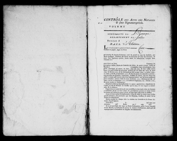 Registre du 19 novembre 1771 au 2 juillet 1772