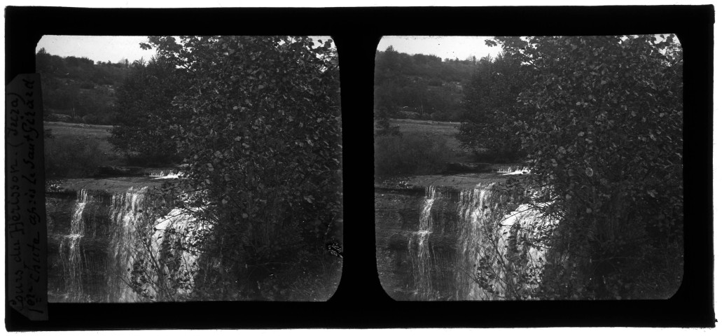 Cascades du Hérisson, le Saut de la forge près de Bonlieu, deuxième cascade après le Saut Girard.