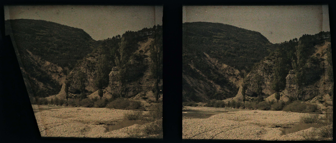 Le Buech près de Saint-Julien-en-Beauchêne.