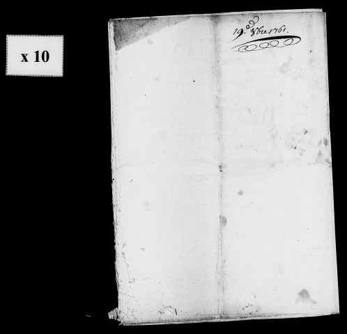 Dossiers instruits en 1761