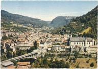 Saint-Claude (Jura). Vue générale.