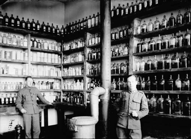 Militaires canadiens, pharmacie