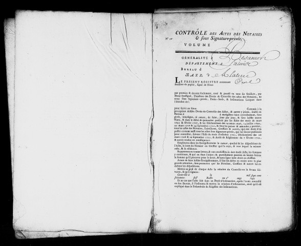 Registre du 16 septembre 1770 au 27 mars 1771