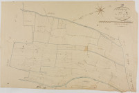 Chevigny, section D, la Manche, feuille 3.géomètre : Rosset