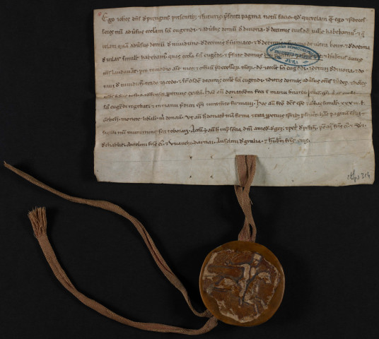 Jean, seigneur de Prangins, renonce à ses prétentions sur les dîmes de Signy, Villard, etc.