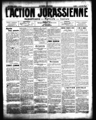 L'Action jurassienne (1908)