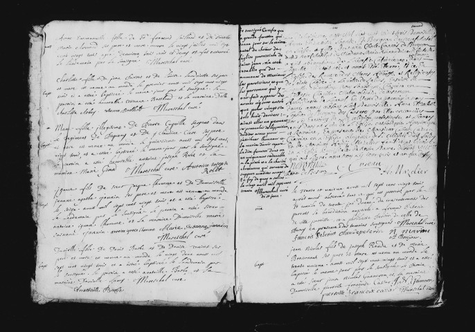 Série communale : baptêmes, mariages et sépultures, 11 juillet 1723 - 16 juillet 1737.