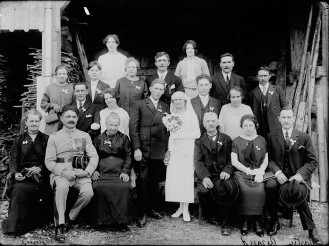 Mariage Martin-Braud. Onglières