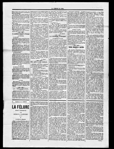 La Liberté du Jura et de la Franche-Comté. 1913.