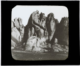Reproduction d'une vue des rochers d'Argenton, près de Landunvez.