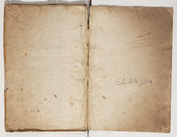 Villevieux et Bletterans.- Registre d'arpentement.