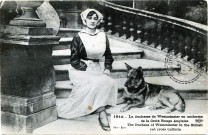 Guerre 1914-1918. La duchesse de Westminster en uniforme de la Croix Rouge Anglaise, 1914. Paris E. Le Deley