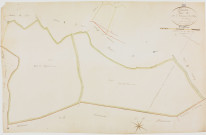 Peintre, section A, Chagniau et le Village, feuille 4.géomètre : Rosset