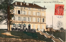 Fraisans (Jura). L'hôtel de Ville et l'école de Garçons. A.Falconnet.
