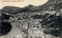 Saint-Claude (Jura). (A). Une vue générale.