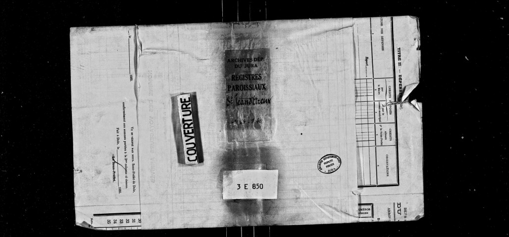 Baptêmes, mariages, sépultures 1669-1671, 1675, 1677-1682, 1684-1712, 1717, 1721-1722, 1724-1740.