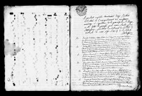 Baptêmes, mariages, sépultures 1792. Naissances janvier 1793.