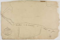 Crillat, section C, Belle-Combe, feuille 3.géomètre : Chaunet aîné