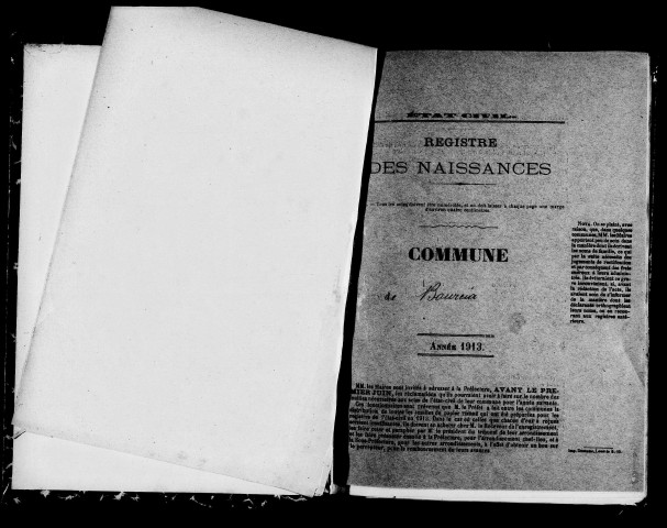 Naissances 1913-1922, décès 1913-1922, mariages 1913-1922, publications de mariage 1913-1922