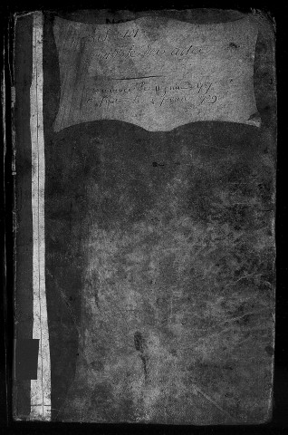 Registre du 11 Juin 1787 au 2 Février 1789