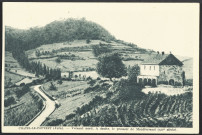 Chevreaux - Châtel le Couvent - Versant nord - à droite le pressoir de Montferrand (XIIe s.)